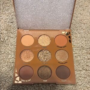 Colourpop Gold and Brown Eyeshadow Palette with Rich Textures